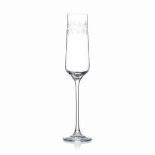 Brúsené kalichy na sekt a prosecco